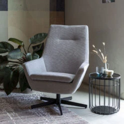 LANCE Table D'appoint Ronde En Verre Et Métal ø35cm -Meubles Soldes Magasin table appoint ronde verre metal 35cm lance 5