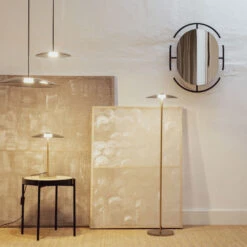 SPIKE Table D'appoint En Rotin Et Bois ø50cm