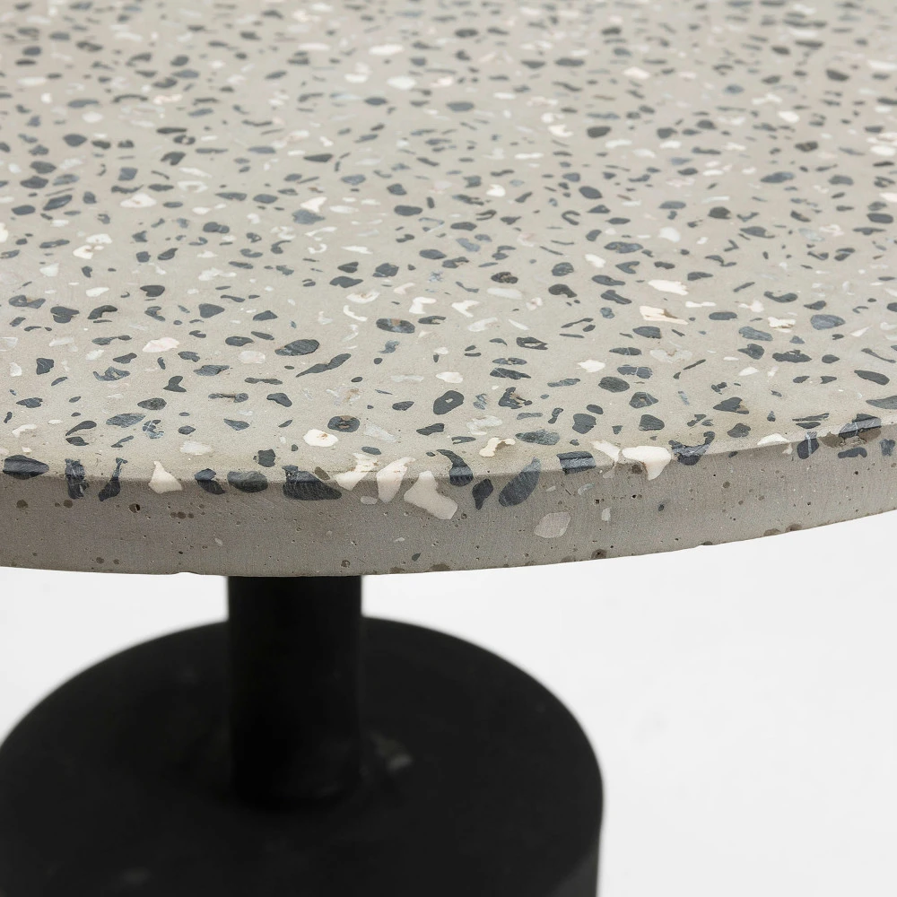 MIERES Table D'appoint En Terrazzo ø55 Cm 6 MIERES Table D'appoint En Terrazzo ø55 Cm – Image 4