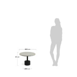 MIERES Table D'appoint En Terrazzo ø55 Cm 11 MIERES Table D'appoint En Terrazzo ø55 Cm -Meubles Soldes Magasin table appoint terrazzo 55 cm mieres 4
