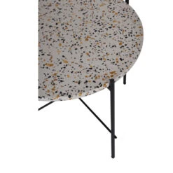 VAYEN Table D'appoint En Terrazzo ⌀63 -Meubles Soldes Magasin table appoint terrazzo 63 woood vayen 1