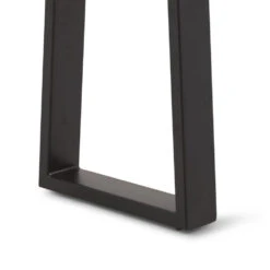 ALAIA Table De Bar En Bois D'acacia Et Métal H105 Cm -Meubles Soldes Magasin table bar bois metal kave home alaia 4