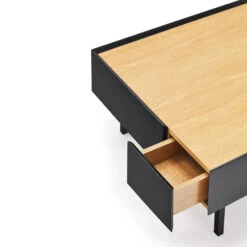 ARISTA Table Basse En Bois 110x60cm -Meubles Soldes Magasin table basse bois 110x60cm teulat arista 6