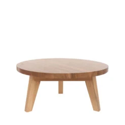 LÉONA Table Basse En Bois D'acacia ø65cm -Meubles Soldes Magasin table basse bois dacacia o65cm drawer leona 2