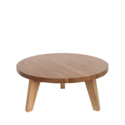 LÉONA Table Basse En Bois D'acacia ø65cm -Meubles Soldes Magasin table basse bois dacacia o65cm drawer leona 3