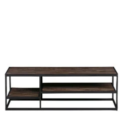 VIC Table Basse En Bois Et Métal 120x60cm 9 VIC Table Basse En Bois Et Métal 120x60cm -Meubles Soldes Magasin table basse bois metal 120x60cm vic woood 1