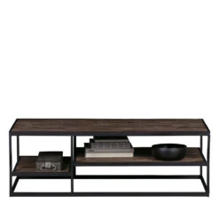 VIC Table Basse En Bois Et Métal 120x60cm 11 VIC Table Basse En Bois Et Métal 120x60cm -Meubles Soldes Magasin table basse bois metal 120x60cm vic woood 3