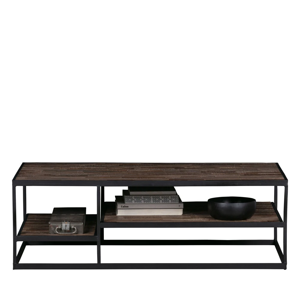 VIC Table Basse En Bois Et Métal 120x60cm 6 VIC Table Basse En Bois Et Métal 120x60cm – Image 4