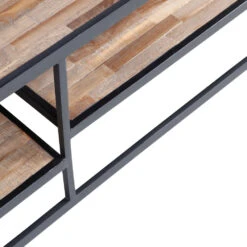 VIC Table Basse En Bois Et Métal 120x60cm 12 VIC Table Basse En Bois Et Métal 120x60cm -Meubles Soldes Magasin table basse bois metal 120x60cm vic woood 4