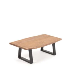 ALAIA Table Basse En Bois D'acacia Et Métal 9 ALAIA Table Basse En Bois D'acacia Et Métal -Meubles Soldes Magasin table basse bois metal kave home alaia 1