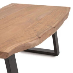 ALAIA Table Basse En Bois D'acacia Et Métal 10 ALAIA Table Basse En Bois D'acacia Et Métal -Meubles Soldes Magasin table basse bois metal kave home alaia 2