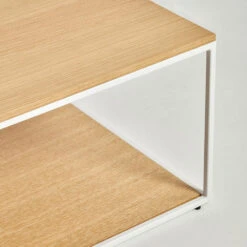 YOANA Table Basse En Bois Et Métal -Meubles Soldes Magasin table basse bois metal yoana kave home 2