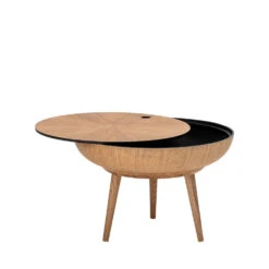 RONDA Table Basse En Chêne -Meubles Soldes Magasin table basse chene bloomingville ronda 2