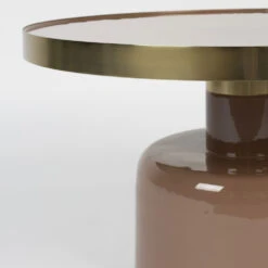 GLAM Table Basse Design En Métal ø60cm -Meubles Soldes Magasin table basse design metal 60cm zuiver glam 3