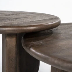 ODIN Table Basse En Bois ø100cm 10 ODIN Table Basse En Bois ø100cm -Meubles Soldes Magasin table basse en bois 100cm by boo odin 3