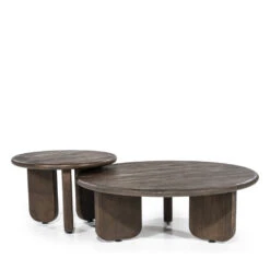 ODIN Table Basse En Bois ø60cm -Meubles Soldes Magasin table basse en bois o60cm by boo odin 2
