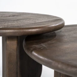 ODIN Table Basse En Bois ø60cm -Meubles Soldes Magasin table basse en bois o60cm by boo odin 4