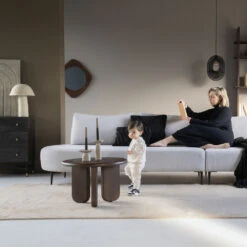 ODIN Table Basse En Bois ø60cm -Meubles Soldes Magasin table basse en bois o60cm by boo odin 6