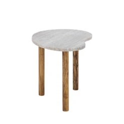 VIGDIS Table Basse De Forme Organique En Marbre H43cm 8 VIGDIS Table Basse De Forme Organique En Marbre H43cm -Meubles Soldes Magasin table basse forme organique marbre h43cm bloomingville vigdis 2