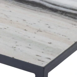 INES Table Basse En Marbre Et Métal 100x46cm -Meubles Soldes Magasin table basse marbre metal 100x46cm ines bloomingville 4