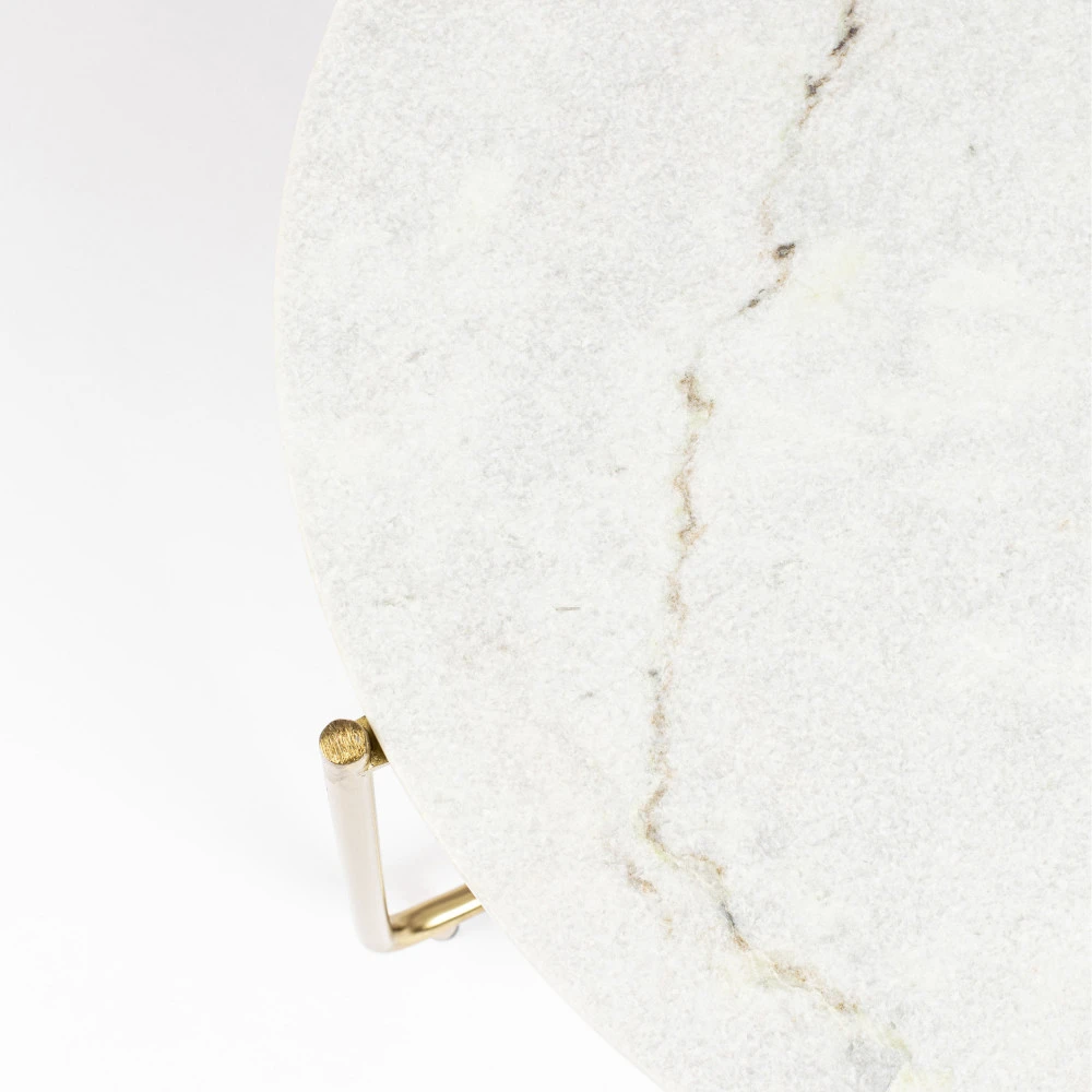 TIMPA Table Basse En Marbre ø70cm 5 TIMPA Table Basse En Marbre ø70cm – Image 3