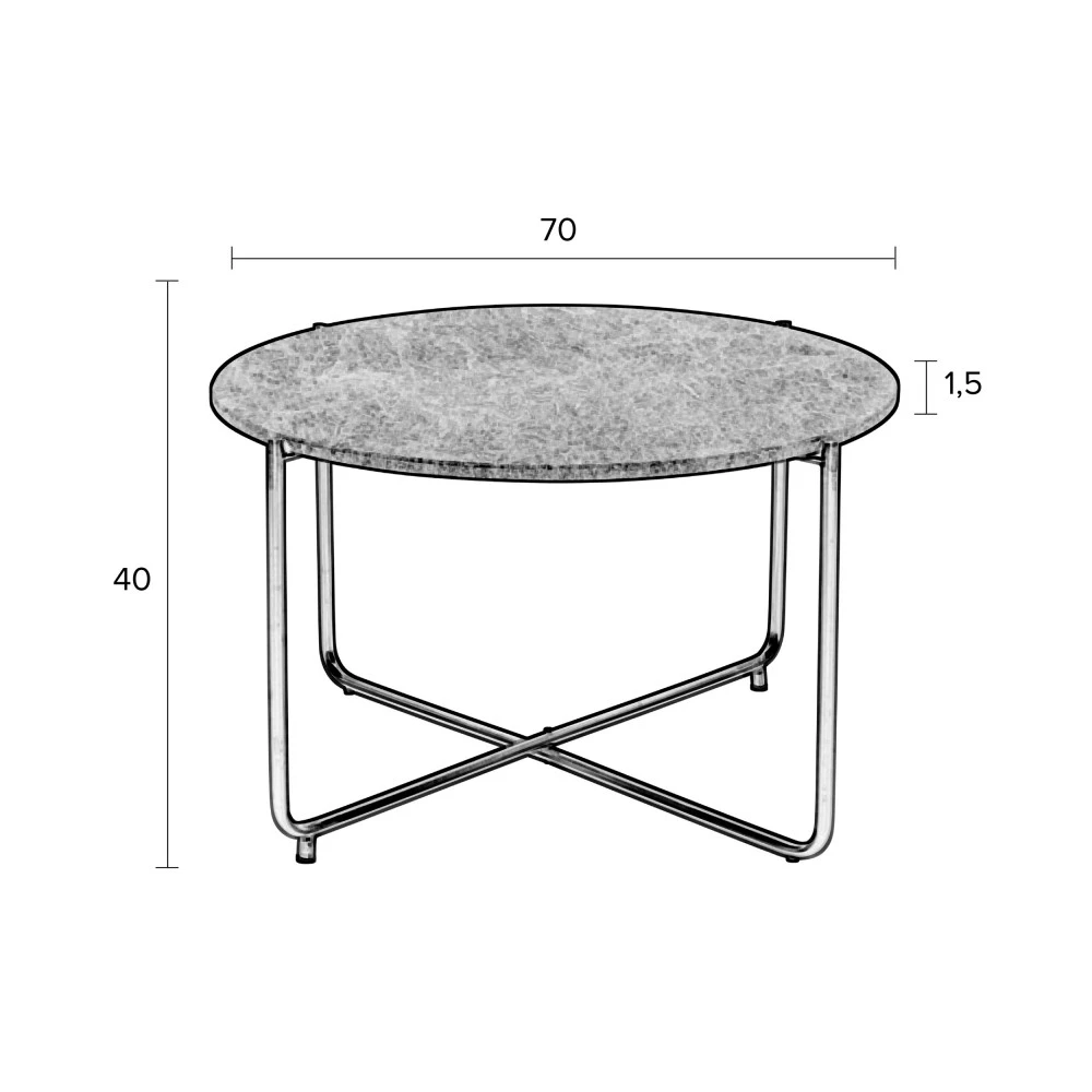 TIMPA Table Basse En Marbre ø70cm 10 TIMPA Table Basse En Marbre ø70cm – Image 8
