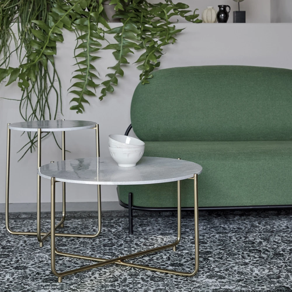 TIMPA Table Basse En Marbre ø70cm 3 TIMPA Table Basse En Marbre ø70cm