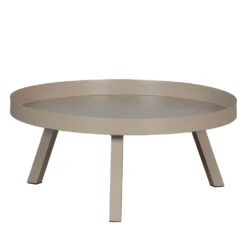 SUNNY Table Basse En Métal ø80cm -Meubles Soldes Magasin table basse metal 80cm woood sunny 2