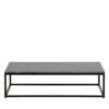MELLOW Table Basse En Métal Et Marbre 120x60cm -Meubles Soldes Magasin table basse metal marbre 120x60cm bepurehome mellow