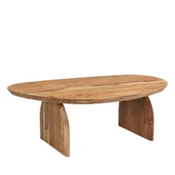 MALANG Table Basse Organique En Bois Massif D'acacia 8 MALANG Table Basse Organique En Bois Massif D'acacia -Meubles Soldes Magasin table basse organique bois massif acacia drawer malang 2