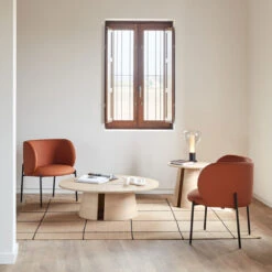 CEP Table Basse Ronde En Bois ø110cm -Meubles Soldes Magasin table basse ronde bois 110cm teulat cep 4