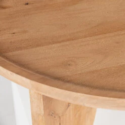 JEPARA Table Basse Ronde En Bois Massif ø84cm 13 JEPARA Table Basse Ronde En Bois Massif ø84cm -Meubles Soldes Magasin table basse ronde bois massif 84cm drawer jepara 5