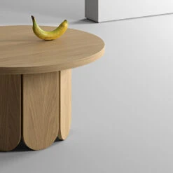 SOFT Table Basse Ronde En Bois ø78cm 12 SOFT Table Basse Ronde En Bois ø78cm -Meubles Soldes Magasin table basse ronde bois massif o78cm woodman soft 4