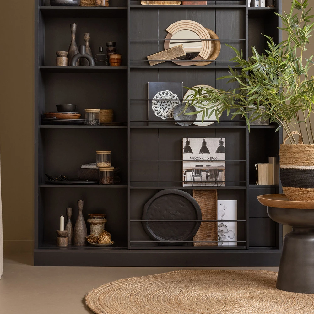 DANA Table Basse Ronde En Bois Et Métal ø53cm 3 DANA Table Basse Ronde En Bois Et Métal ø53cm