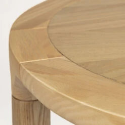 STORM Table Basse Ronde En Bois ø60cm -Meubles Soldes Magasin table basse ronde bois o60cm storm zuiver 1