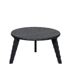 MOISES Table Basse Ronde En Bois ø64cm -Meubles Soldes Magasin table basse ronde bois o64cm woood moises 1