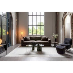 SNOW Table Basse Ronde En Métal Brossé ø60cm 8 SNOW Table Basse Ronde En Métal Brossé ø60cm -Meubles Soldes Magasin table basse ronde metal brosse o60cm zuiver snow 2