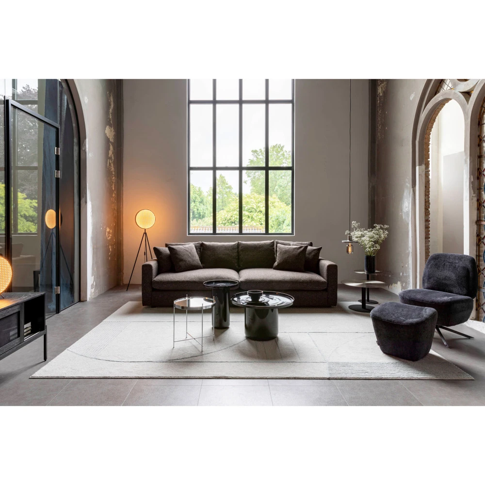 SNOW Table Basse Ronde En Métal Brossé ø60cm 5 SNOW Table Basse Ronde En Métal Brossé ø60cm – Image 3