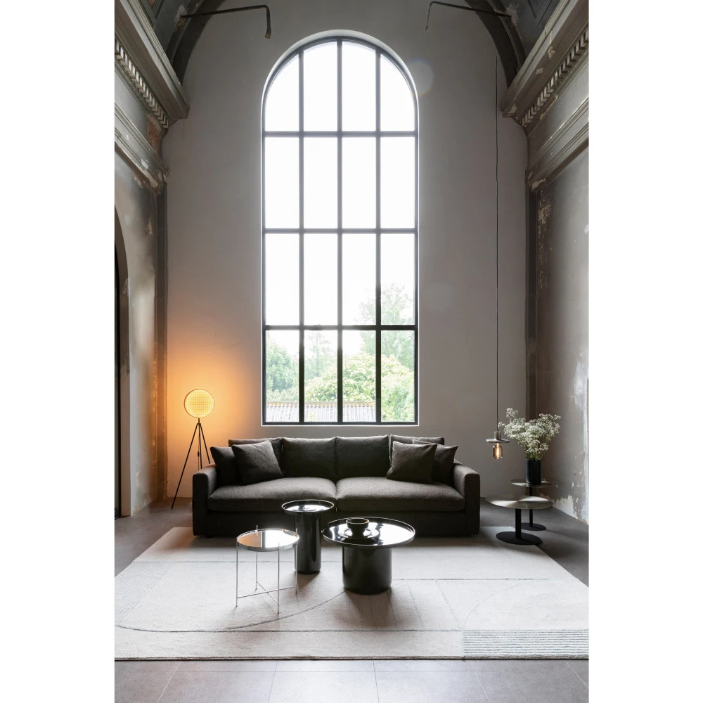 SNOW Table Basse Ronde En Métal Brossé ø60cm 6 SNOW Table Basse Ronde En Métal Brossé ø60cm – Image 4