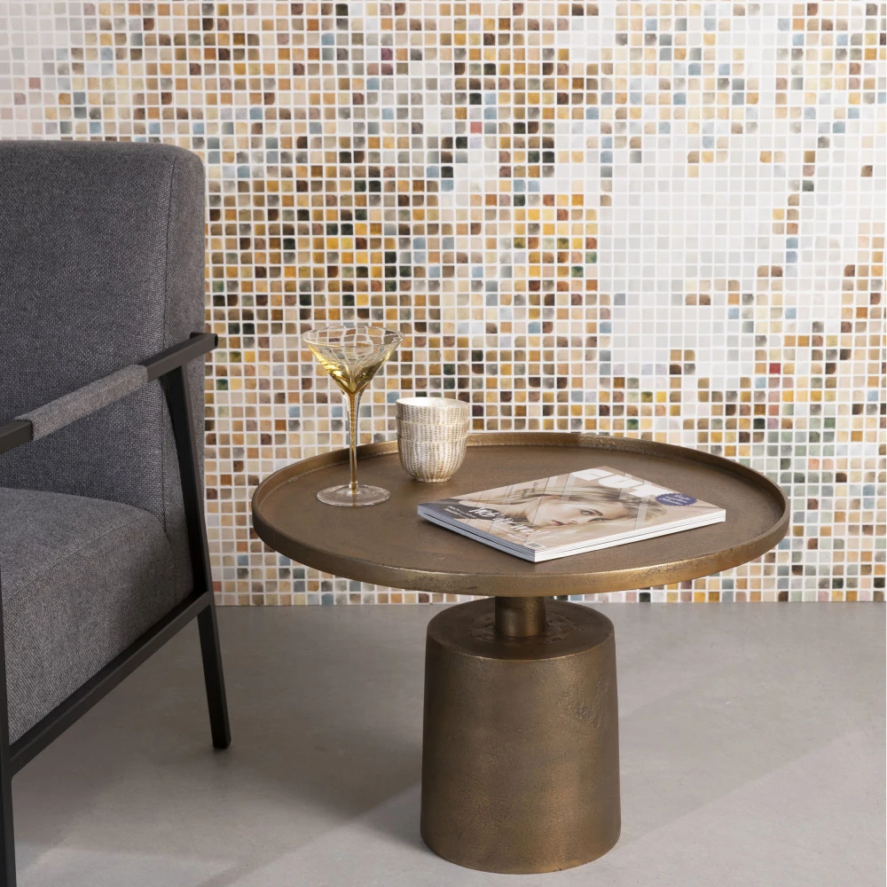 MASON Table Basse Ronde En Métal ø60cm 3 MASON Table Basse Ronde En Métal ø60cm