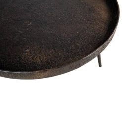 JONAMAI Table Basse Ronde En Métal ø74cm -Meubles Soldes Magasin table basse ronde metal o74cm jonamai 4