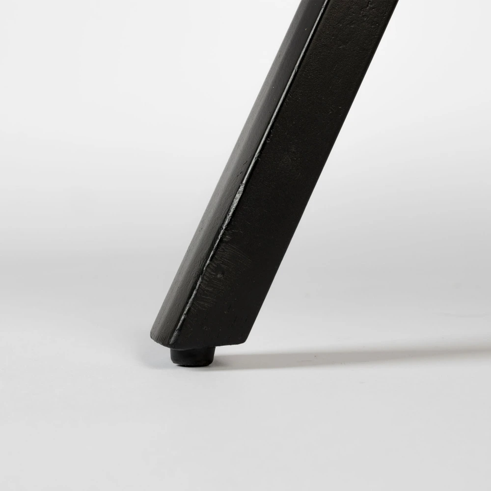 SURI Table Basse Ronde En Teck Recyclé Et Métal ø58cm 8 SURI Table Basse Ronde En Teck Recyclé Et Métal ø58cm – Image 6