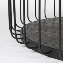 LANCE Table Basse Ronde En Verre Et Métal ø60cm -Meubles Soldes Magasin table basse ronde verre metal 60cm lance 3