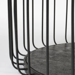 LANCE Table Basse Ronde En Verre Et Métal ø80cm -Meubles Soldes Magasin table basse ronde verre metal 80cm lance 4