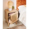 JARABACOA Table De Chevet En Bois Et Cannage 2 JARABACOA Table De Chevet En Bois Et Cannage -Meubles Soldes Magasin table chevet bois cannage jarabacoa