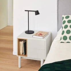 CORVO Table De Chevet En Bois -Meubles Soldes Magasin table chevet bois teulat corvo 6