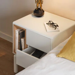 CORVO Table De Chevet En Bois -Meubles Soldes Magasin table chevet bois teulat corvo 7