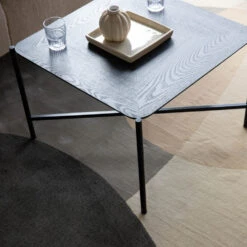 MARCIO Table D'appoint Carrée En Bois Et Métal 40x40cm -Meubles Soldes Magasin table d appoint carree en bois et metal 40x40cm marcio 5