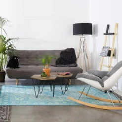 COR Table D'appoint En Teck Recyclé