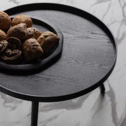 MESA Table D'appoint Ronde Bois ø60cm